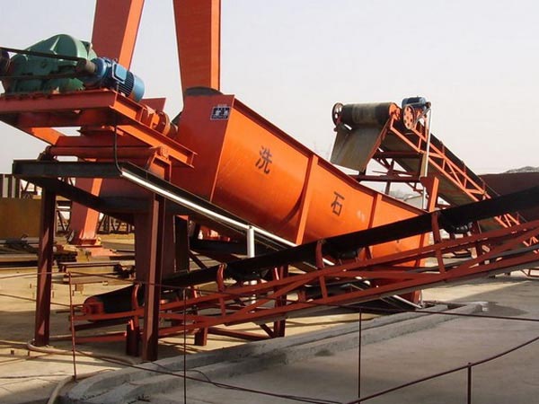 螺旋式洗砂機(jī)現(xiàn)場(chǎng)