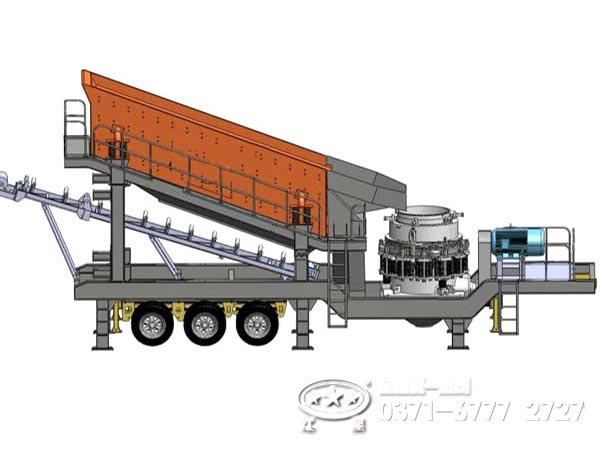 輪胎式移動圓錐破碎站結(jié)構(gòu) 輪胎式移動圓錐破碎站結(jié)構(gòu)