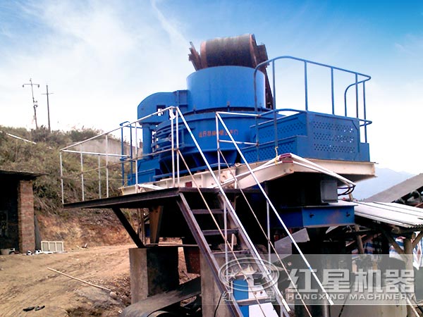 河卵石制砂生產(chǎn)線現(xiàn)場(chǎng)示意圖 河卵石制砂生產(chǎn)線現(xiàn)場(chǎng)示意圖