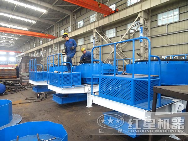 紅星制砂機廠家生產(chǎn)車間