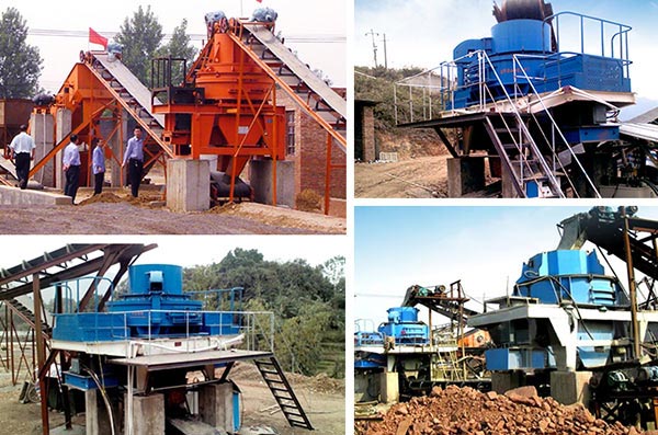 第三代制砂機(jī)生產(chǎn)現(xiàn)場