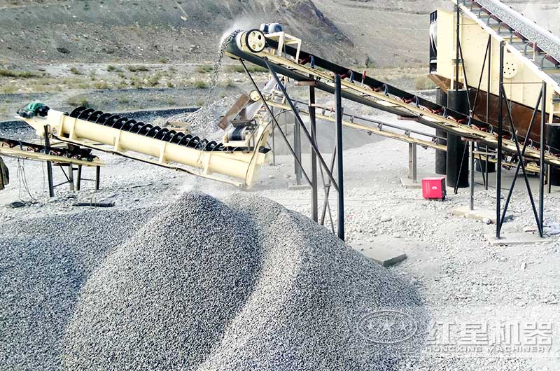 螺旋式洗沙機(jī)在建現(xiàn)場(chǎng)實(shí)拍 螺旋式洗沙機(jī)在建現(xiàn)場(chǎng)實(shí)拍