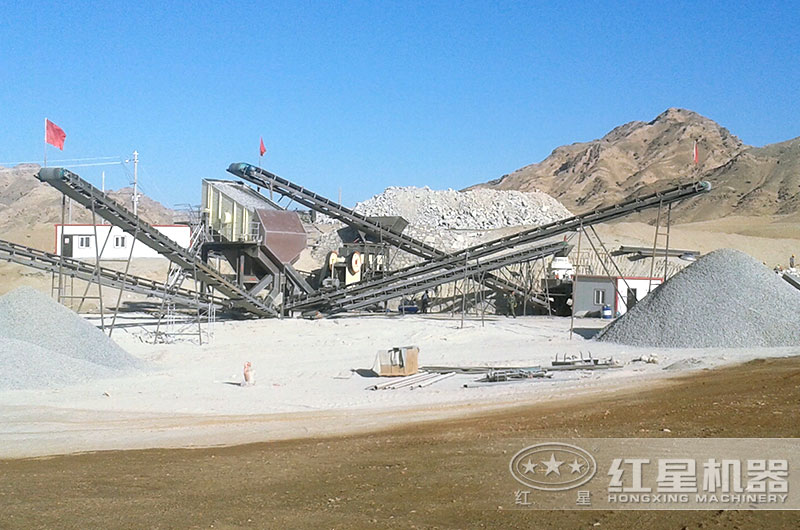 固定式碎石生產(chǎn)線實拍圖 固定式碎石生產(chǎn)線實拍圖