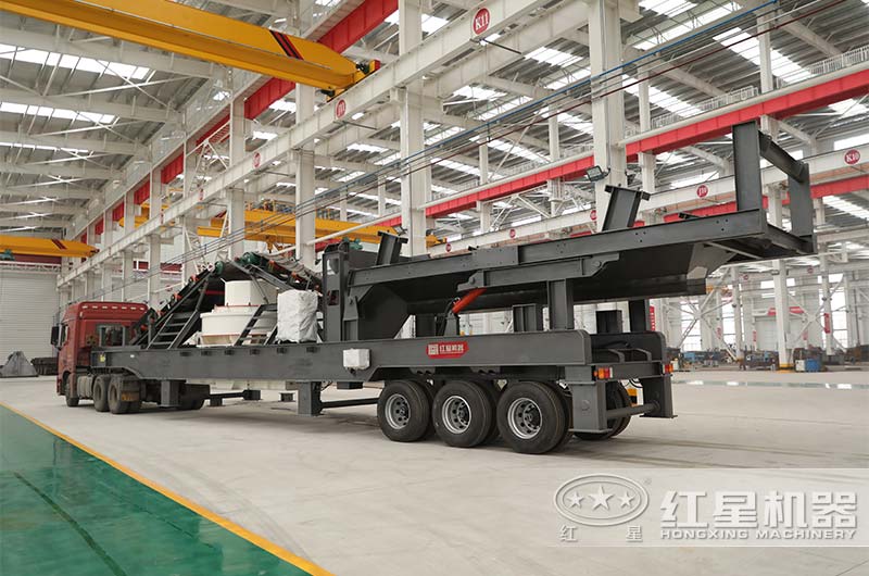 河卵石移動式制砂機 河卵石移動式制砂機