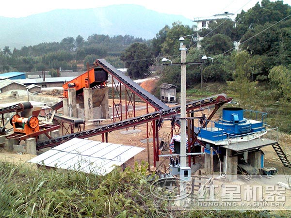 紅星人工砂生產(chǎn)線現(xiàn)場(chǎng) 紅星人工砂生產(chǎn)線現(xiàn)場(chǎng)