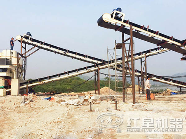 制砂機生產(chǎn)現(xiàn)場實拍 制砂機生產(chǎn)現(xiàn)場實拍