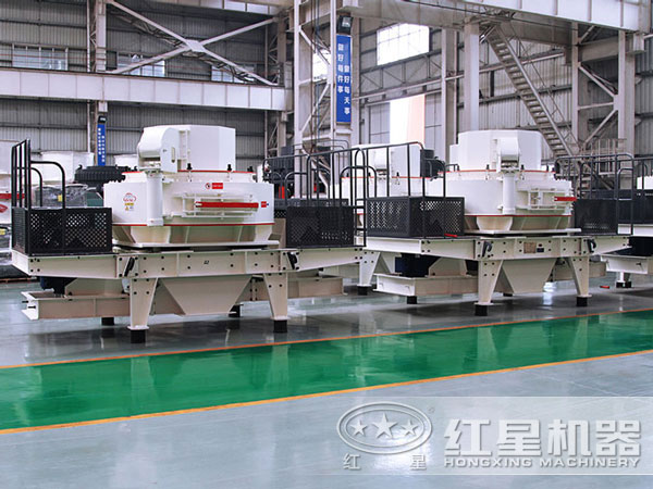 鵝卵石制砂機(jī)廠家車間 鵝卵石制砂機(jī)廠家車間