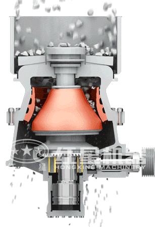 新型圓錐破碎機(jī)工作原理 新型圓錐破碎機(jī)工作原理