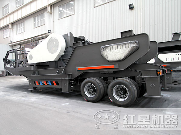 紅星小型移動(dòng)車(chē)載磕石機(jī)
