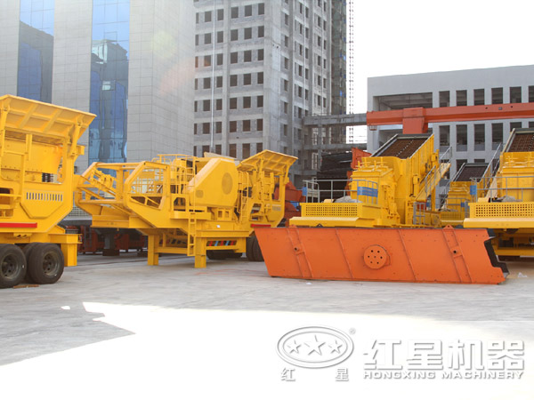 時產(chǎn)100噸左右卵石移動沙石機(jī)型號