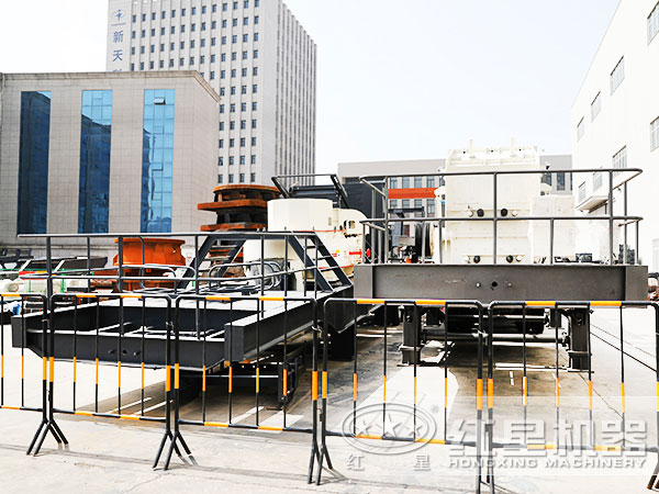 每小時200方流動打砂機廠區(qū)圖 每小時200方流動打砂機廠區(qū)圖