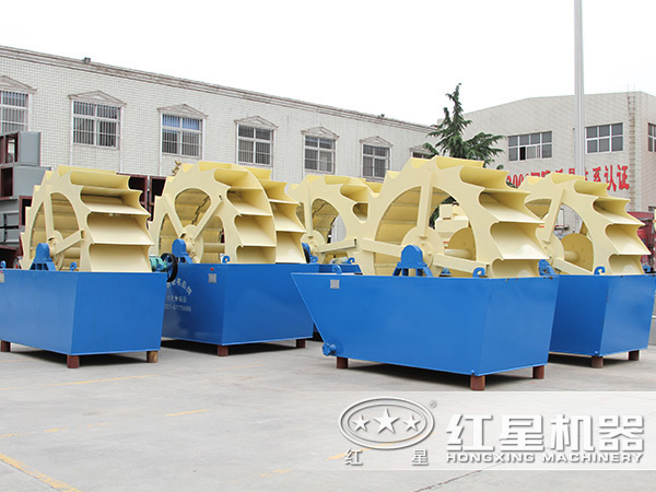 單輪、雙輪洗砂機(jī)設(shè)備展示