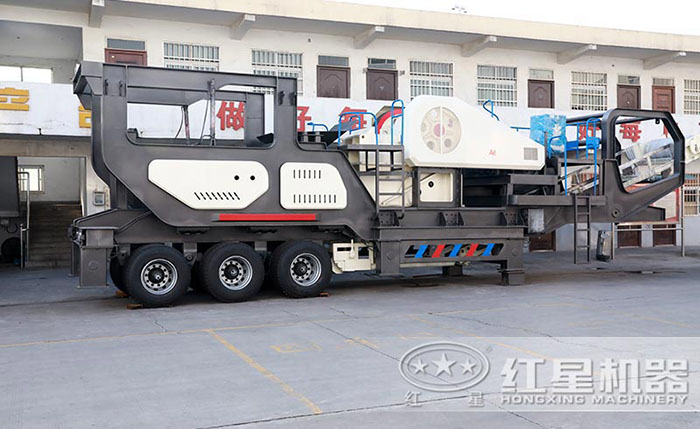 輪胎式建筑垃圾破碎機(jī) 輪胎式建筑垃圾破碎機(jī)