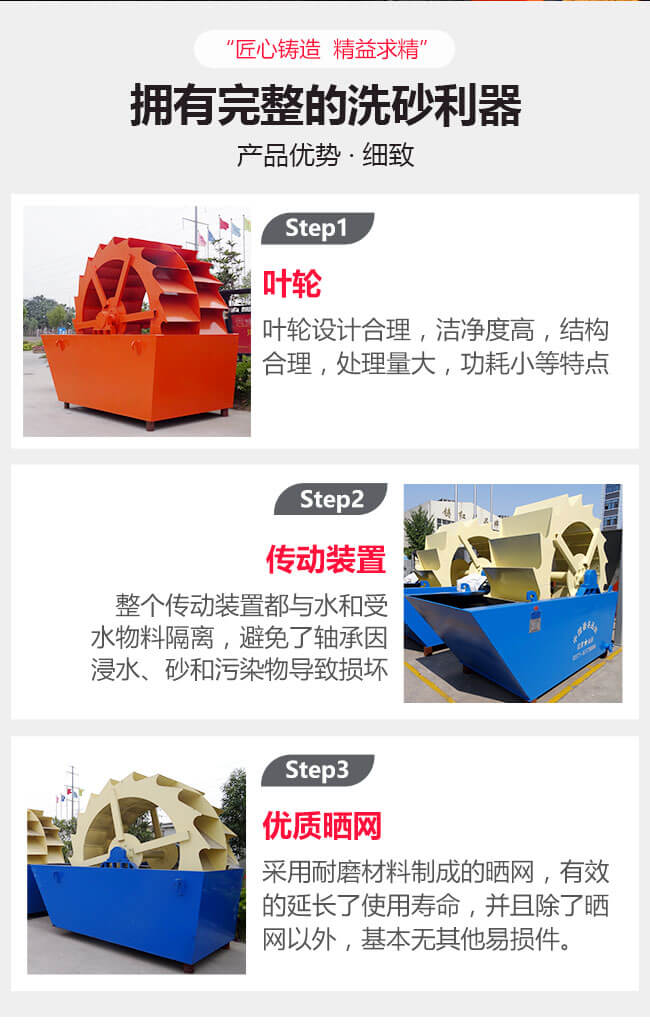 洗砂機(jī)優(yōu)勢(shì)圖解