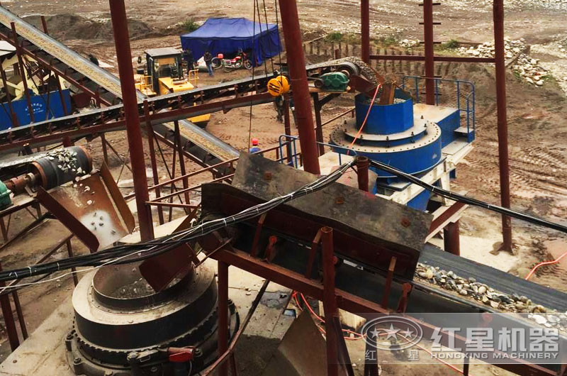 碎石機(jī)制砂客戶現(xiàn)場(chǎng) 碎石機(jī)制砂客戶現(xiàn)場(chǎng)