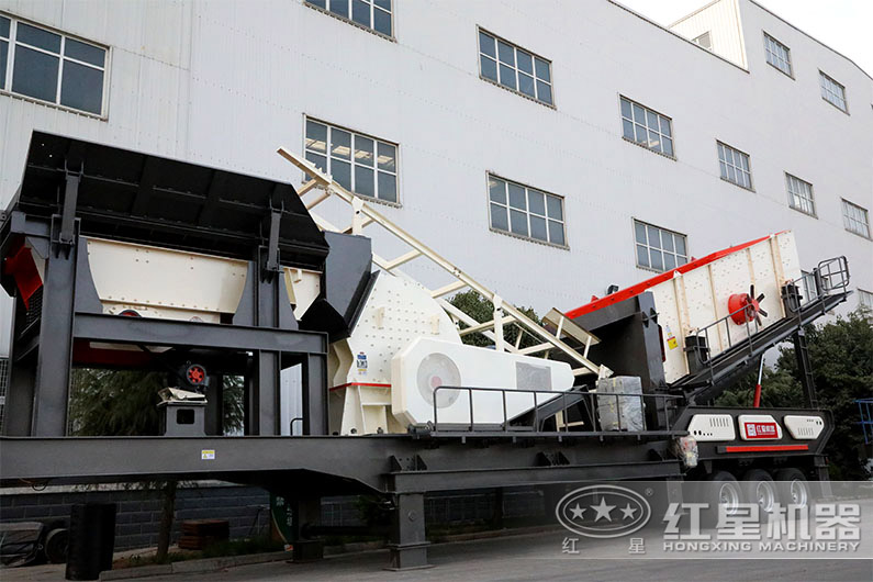 移動錘式破碎機設備展示