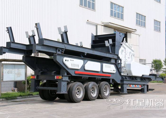 車載流動(dòng)式建筑垃圾粉碎機(jī)