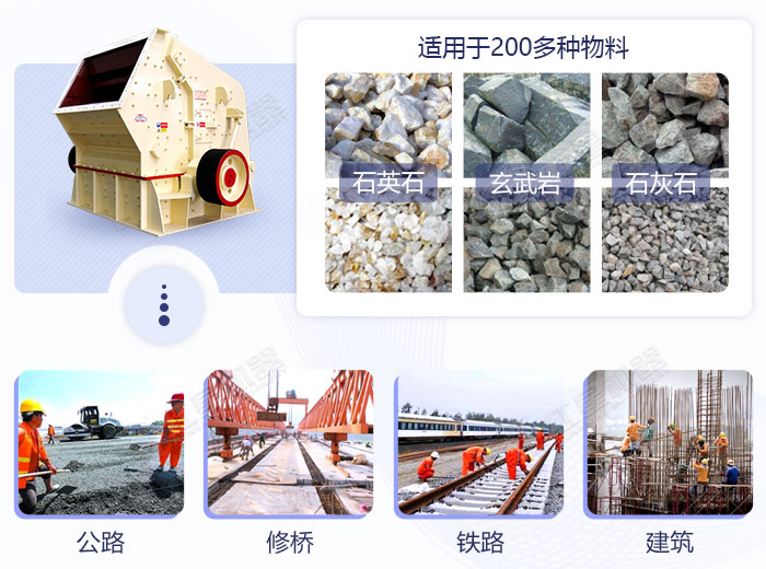 反擊式破碎機(jī)處理物料