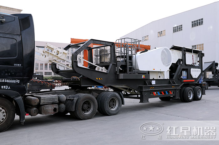 輪胎式建筑垃圾移動(dòng)式破碎機(jī) 輪胎式建筑垃圾移動(dòng)式破碎機(jī)