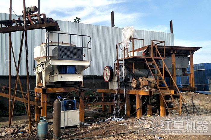 制砂機工作現(xiàn)場圖 制砂機工作現(xiàn)場圖