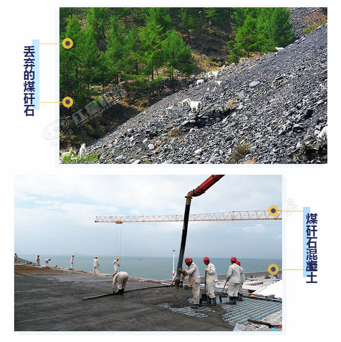 煤矸石不同處理形式下的狀態(tài) 煤矸石不同處理形式下的狀態(tài)