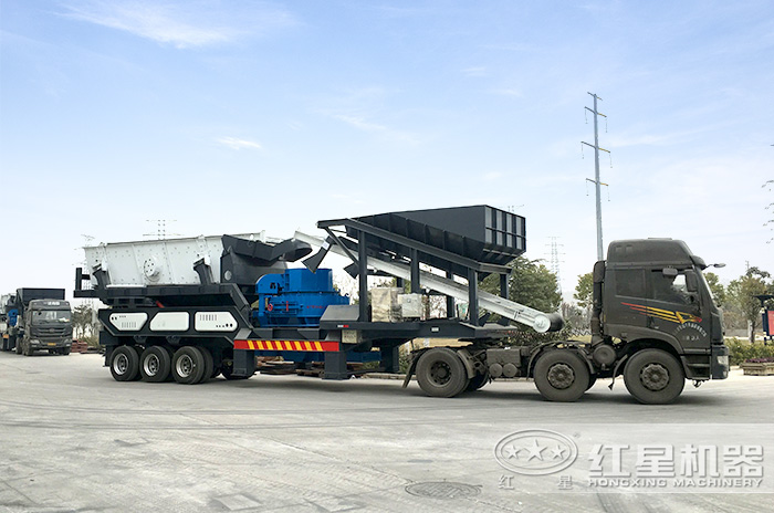 輪胎式移動制砂一體機 輪胎式移動制砂一體機