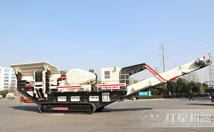 履帶式破碎機(jī)設(shè)備智能操作，自行驅(qū)動行走