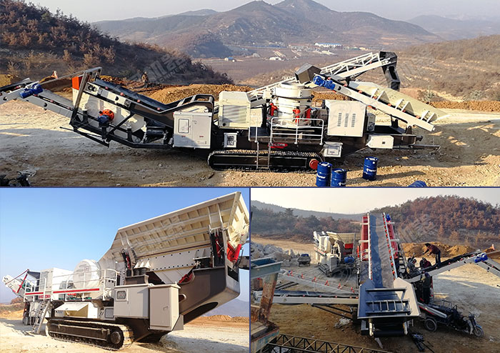 移動(dòng)石子破碎機(jī)施工現(xiàn)場(chǎng) 移動(dòng)石子破碎機(jī)施工現(xiàn)場(chǎng)