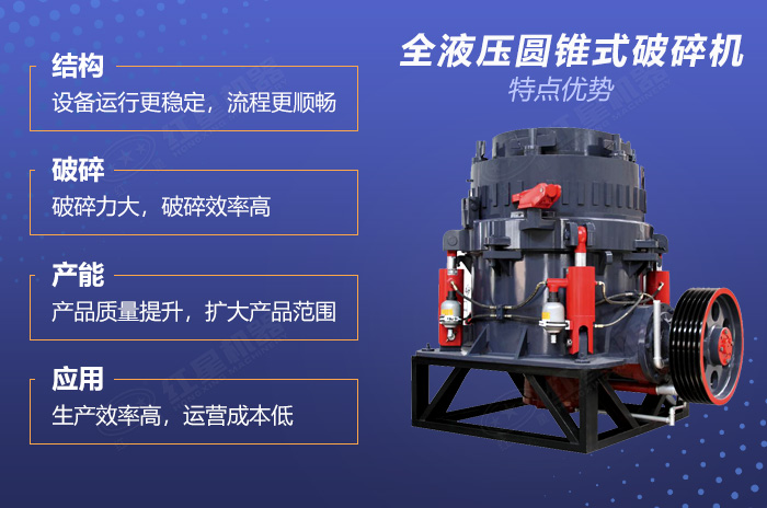 紅星全液壓圓錐式破碎機(jī)技術(shù)優(yōu)勢 紅星全液壓圓錐式破碎機(jī)技術(shù)優(yōu)勢