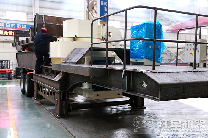 紅星機器專業(yè)的車載移動一體制砂機 紅星機器專業(yè)的車載移動一體制砂機