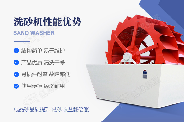 輪斗式洗砂機技術優(yōu)勢