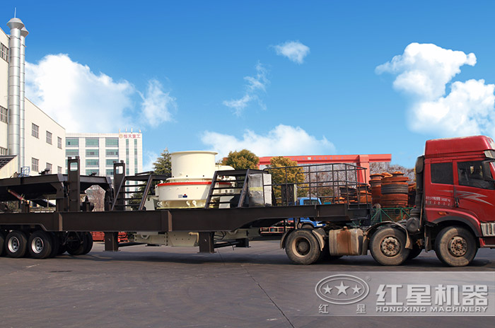 移動制沙一體機發(fā)貨現(xiàn)場