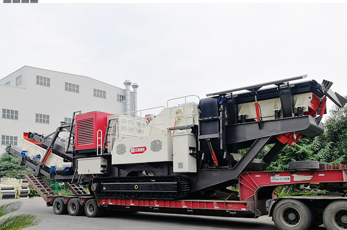 移動(dòng)破碎機(jī)紅星廠區(qū)直發(fā) 移動(dòng)破碎機(jī)紅星廠區(qū)直發(fā)