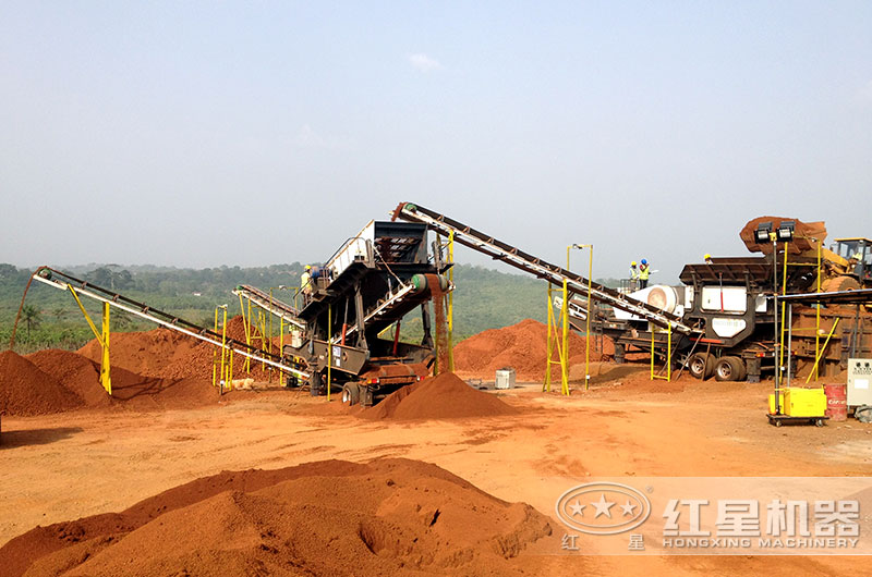 行動自如的移動制砂現(xiàn)場 行動自如的移動制砂現(xiàn)場