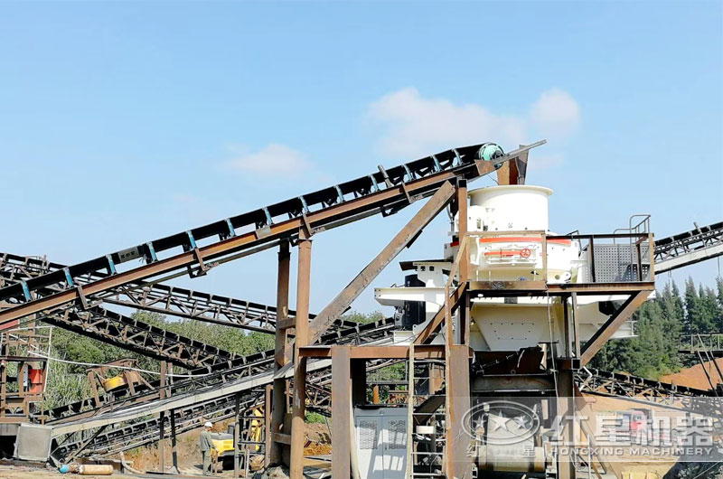 HVI制砂機(jī)工作現(xiàn)場(chǎng) HVI制砂機(jī)工作現(xiàn)場(chǎng)