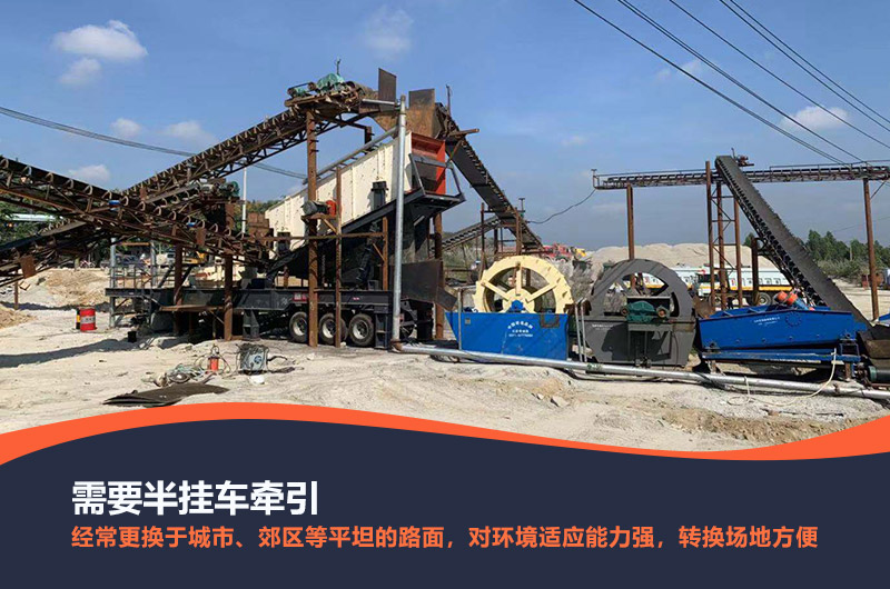 輪胎式移動制砂站 輪胎式移動制砂站