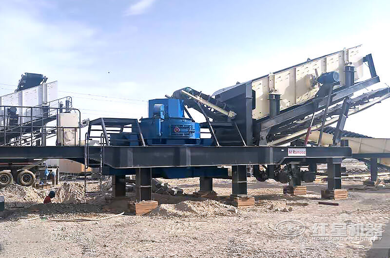 移動制砂生產現(xiàn)場 移動制砂生產現(xiàn)場