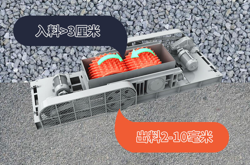 液壓對輥破碎機(jī)工作原理 液壓對輥破碎機(jī)工作原理