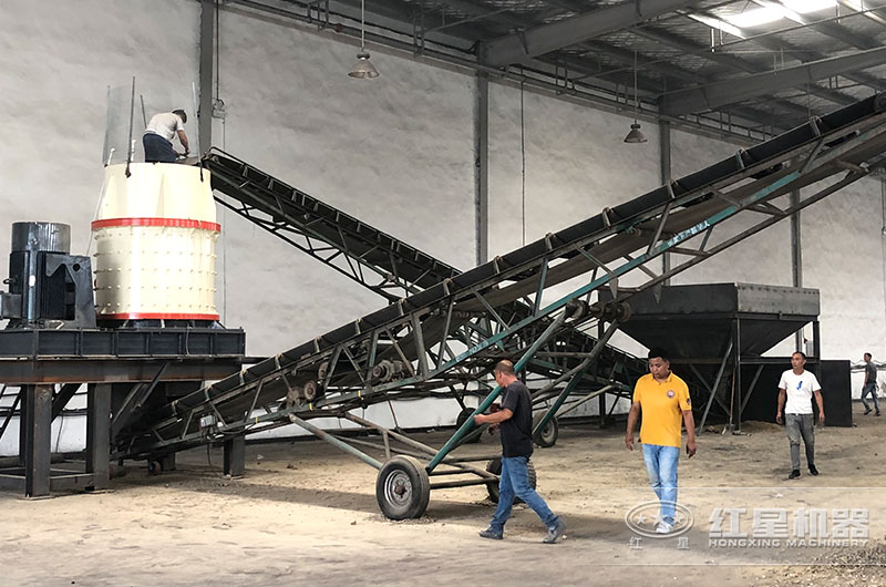 無鐵制砂機現(xiàn)場 無鐵制砂機現(xiàn)場