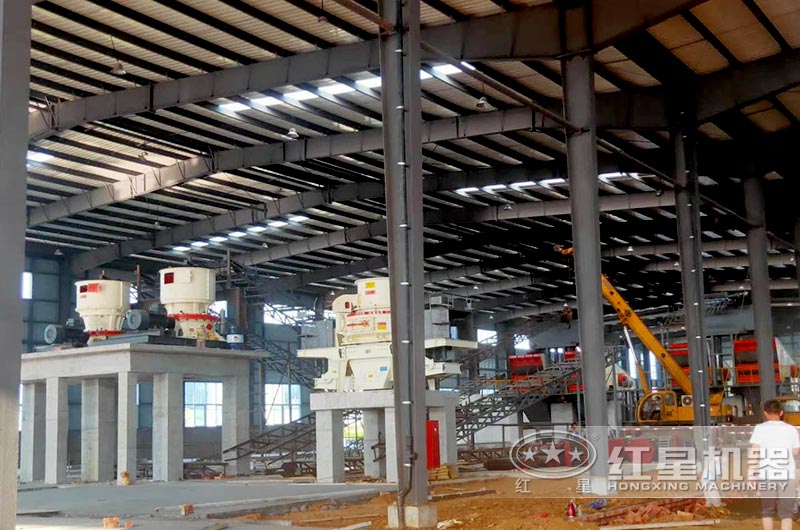 單缸圓錐破碎機應用現(xiàn)場